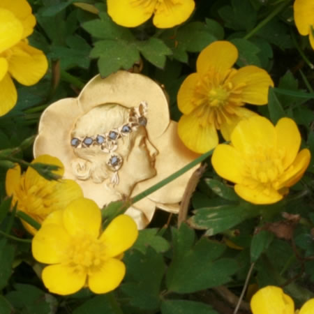 Art Nouveau antique jewelry collection