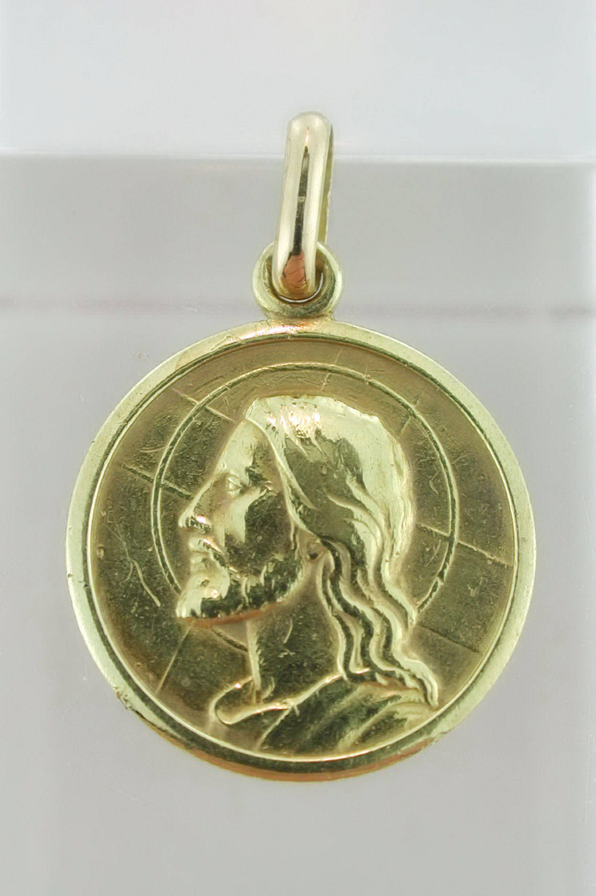 CONTEMPORARY ITALIAN 18K CHRIST PENDANT