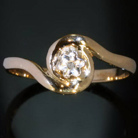 VINTAGE TOURBILLON DIAMOND RING