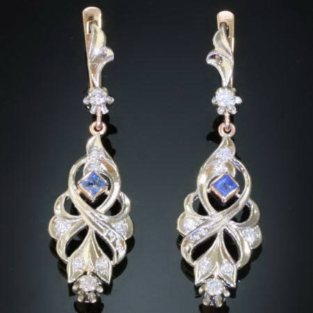 antique russian earrings