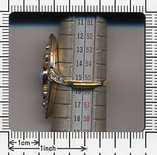 Elegant Victorian diamond opal ring