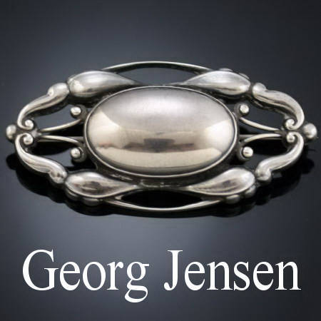 Georg Jensen silver brooch
