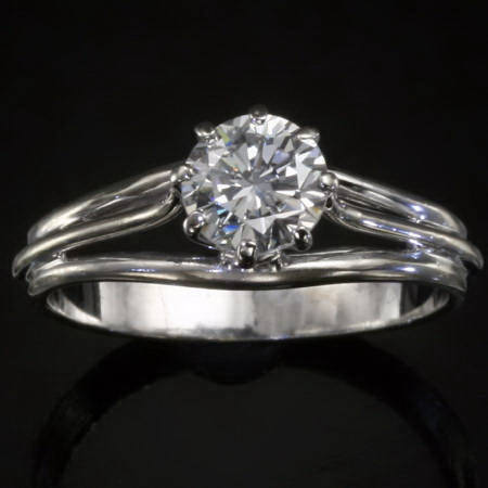 Estate diamond engagement ring