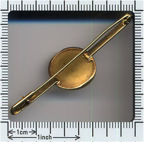 Art Nouveau gold bar brooch by Emile Vernier