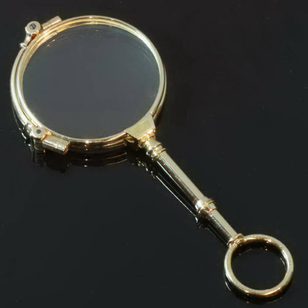 Victorian gold lorgnette or face-a-main (image 3 of 5)