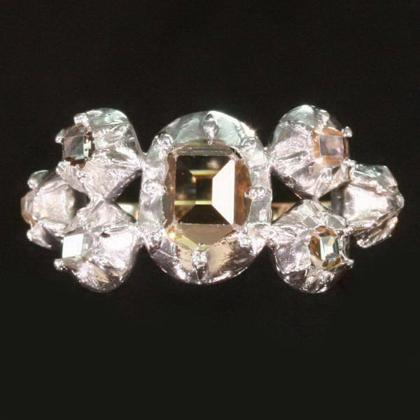 Impressive 18th Century diamond engagement ring (image 1 of 6)