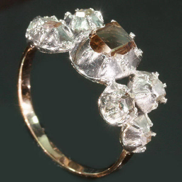 Impressive 18th Century diamond engagement ring (image 4 of 6)