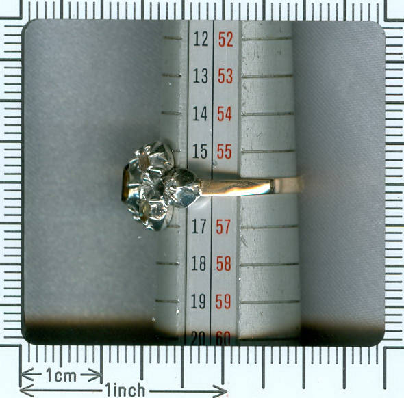 Impressive 18th Century diamond engagement ring (image 6 of 6)