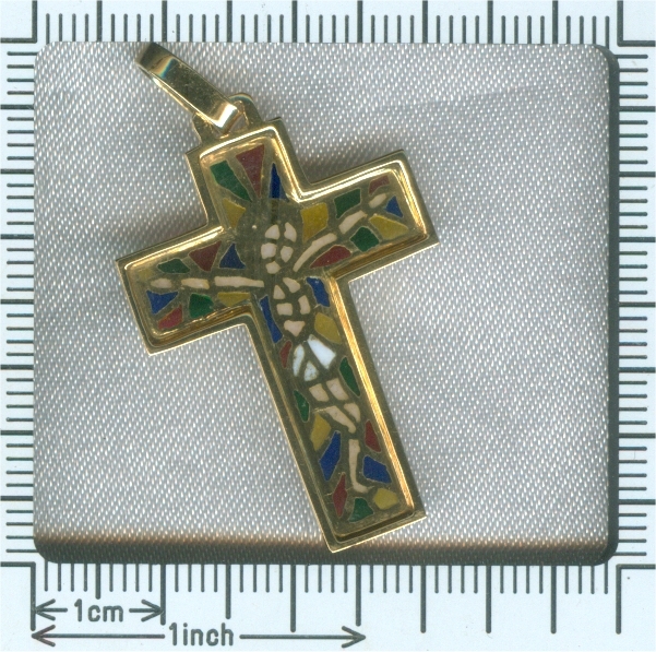 Estate Portuguese cross with plique ajour enamel: Description by Adin ...