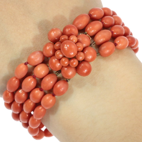 Antique Mediterranean Coral Beads for Stunning Jewelry Designs