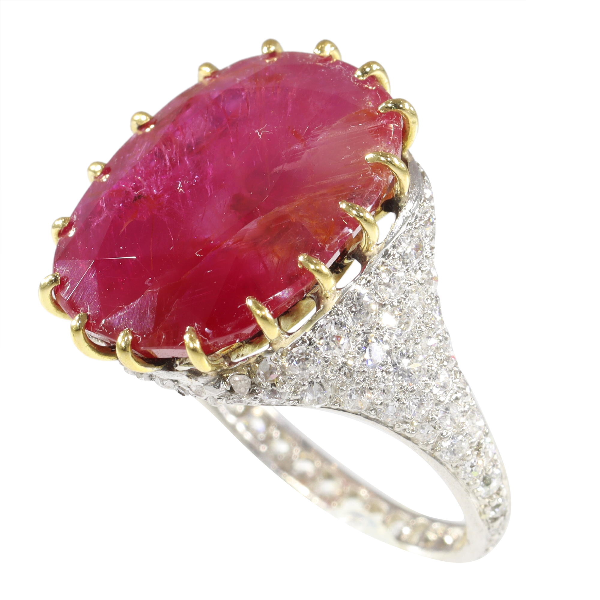 African Ruby Yaqoot Stone Sterling Silver 925 Ring Real Ruby Ring Valentine  Gift | eBay