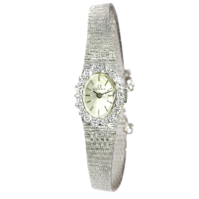 omega vintage diamond watch