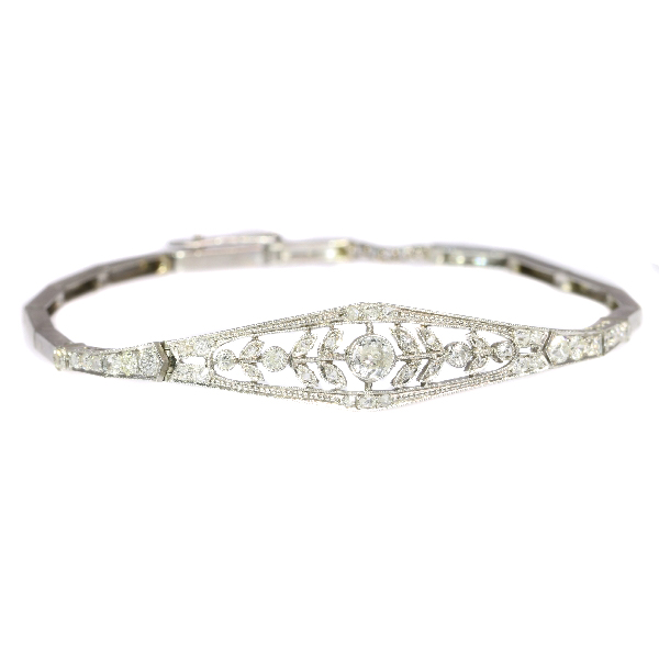 SWEET ROMANCE Art Deco Diamond Bracelet *Made in USA* Ships from mfg BR451 