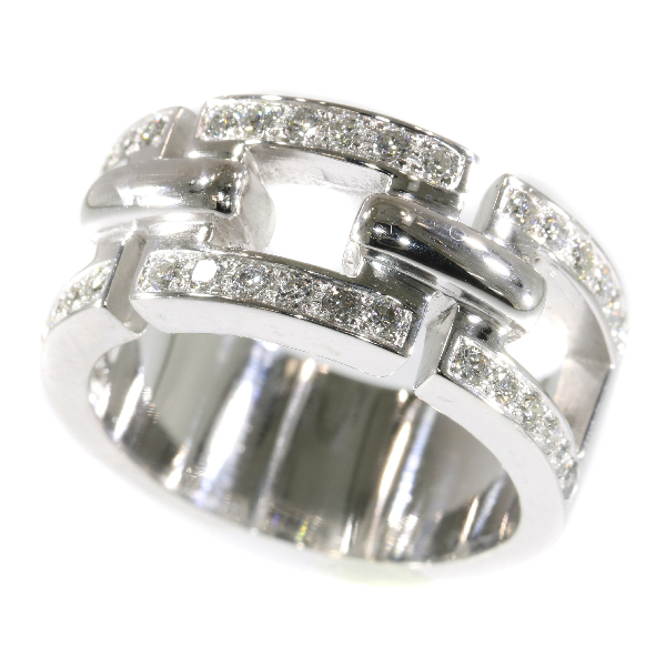 mens wedding ring chain link