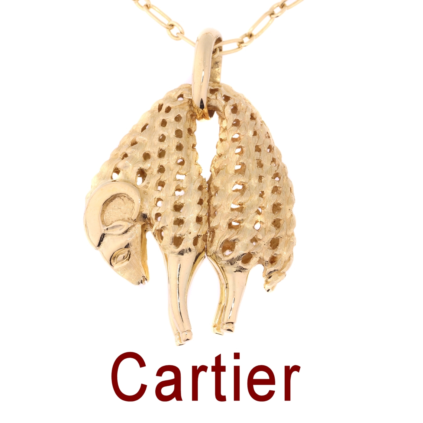 cartier wishbone necklace