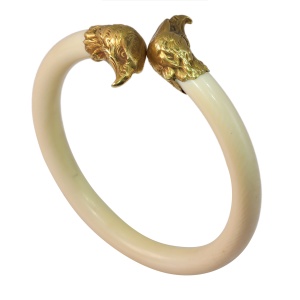 Eagle's Majesty: An Ornate Victorian Bangle