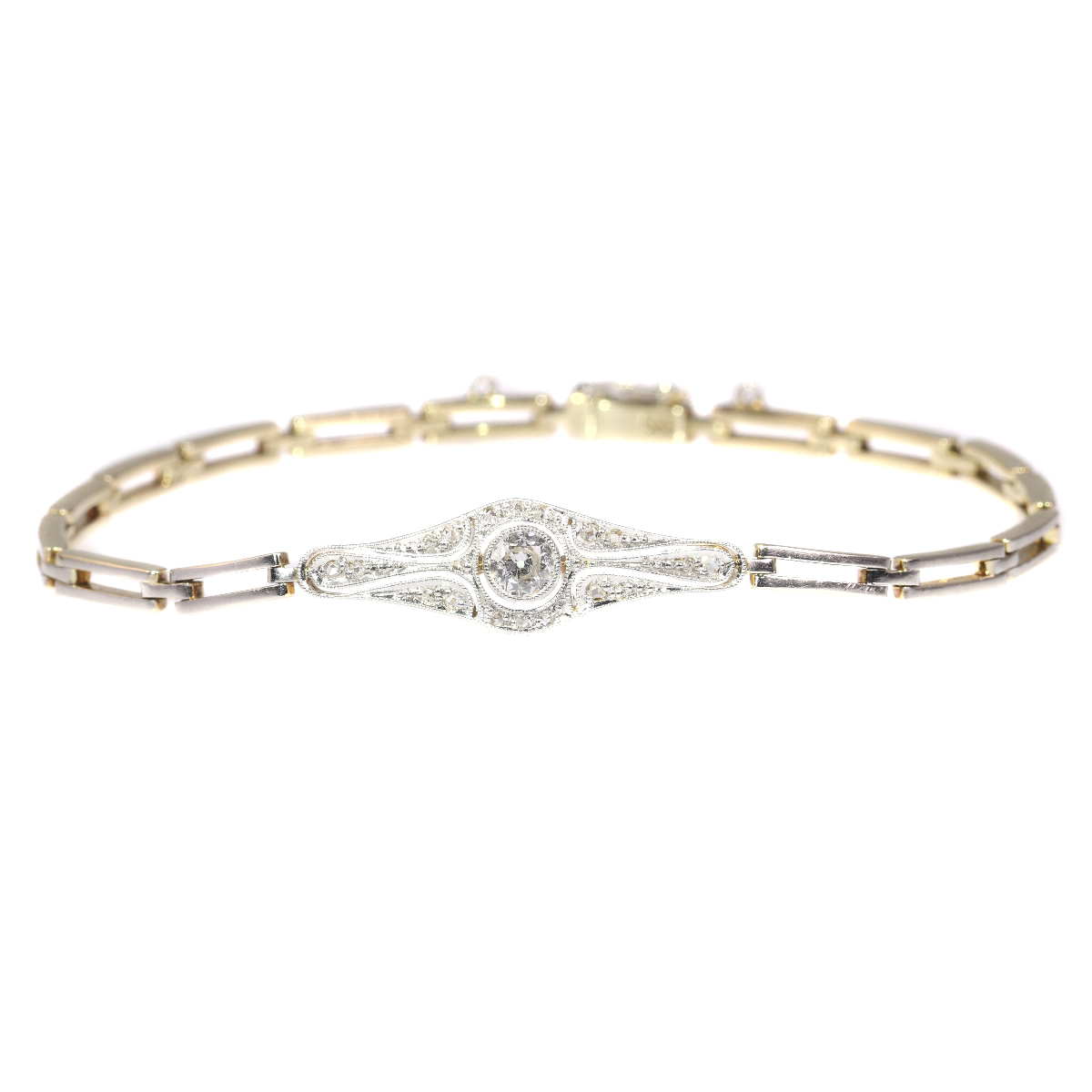 3.89 Carat Round Brilliant Cut Diamond 18 Carat Gold Tennis Bracelet –  Imperial Jewellery