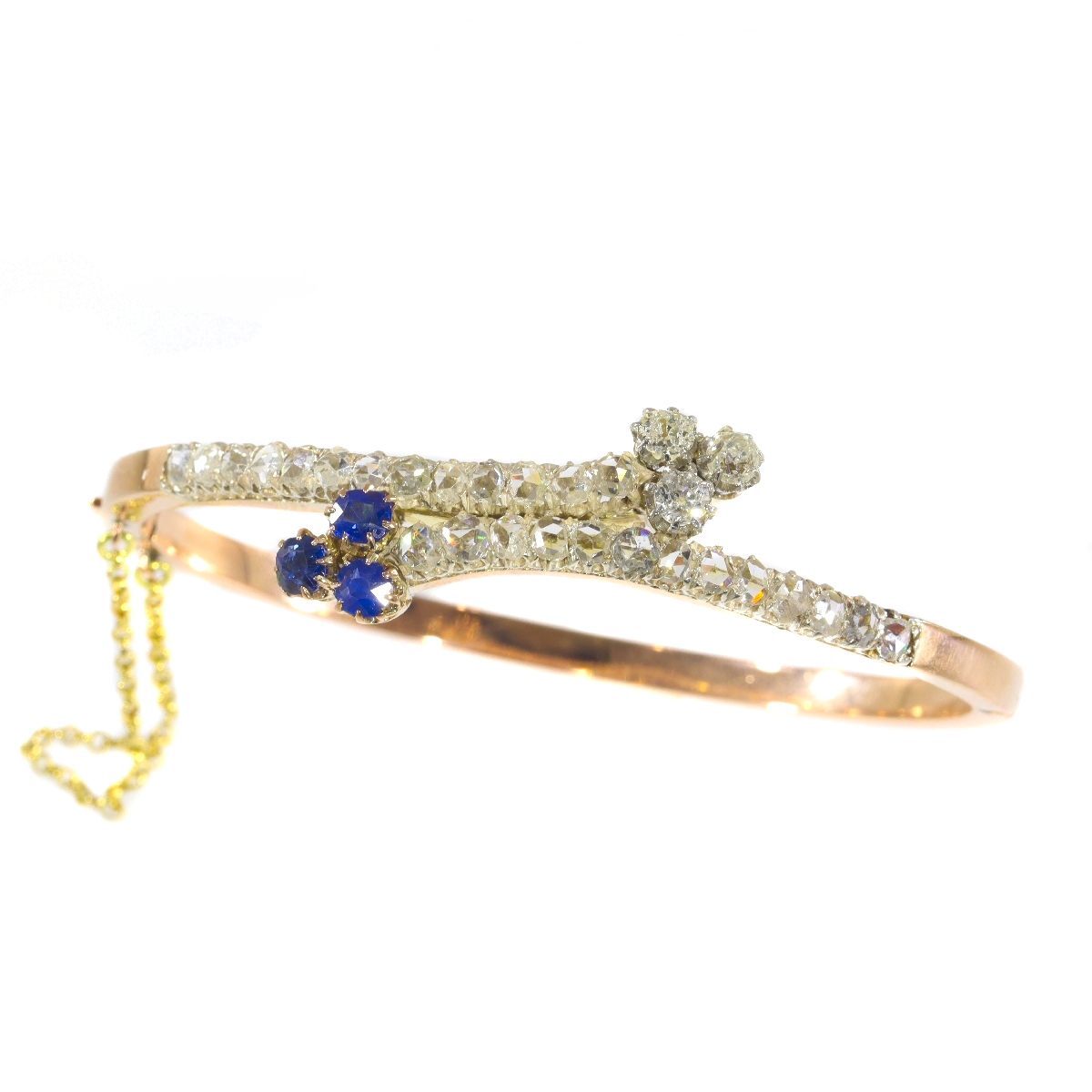 Crossing Eras: The Grandeur of a Victorian Sapphire Bangle