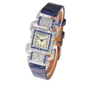 Refined Elegance: French Art Deco Ladies Watch by Léon Hatot