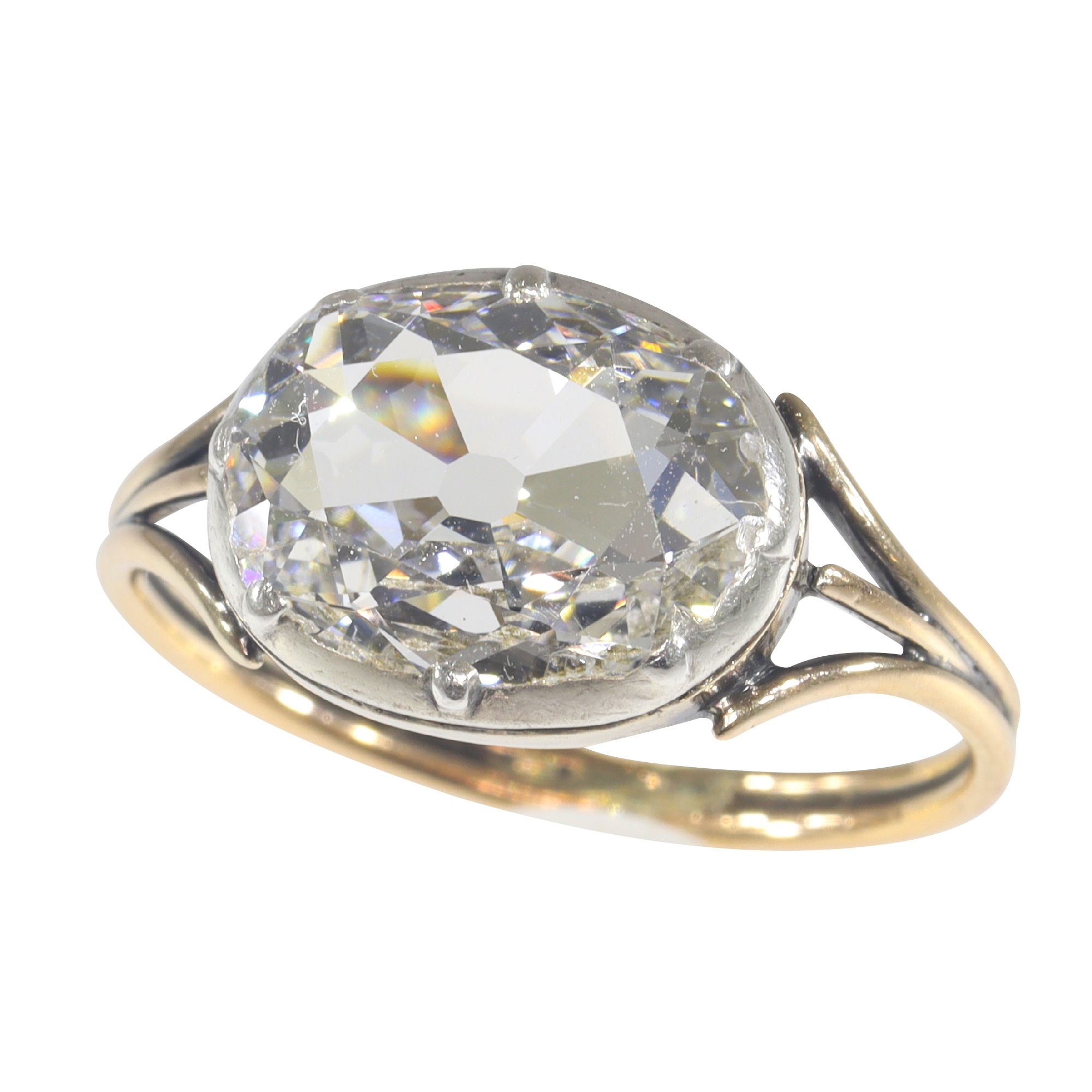 Georgian Rose-Cut Diamond, Silver-Topped Yellow Gold Ring – Neil Lane  Couture