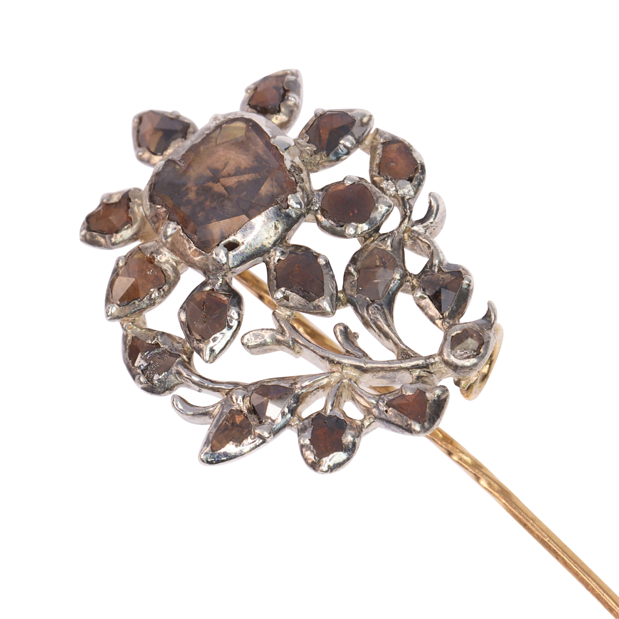 Elegance Through Ages: 1760 Rococo Diamond Pin, a Cherished Heirloom