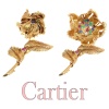 Cartier Vintage Fifties trembleuse brooch moveable flower that opens/closes