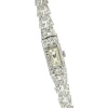 Platinum Vintage Art Deco ladies wrist watch with 100 diamonds